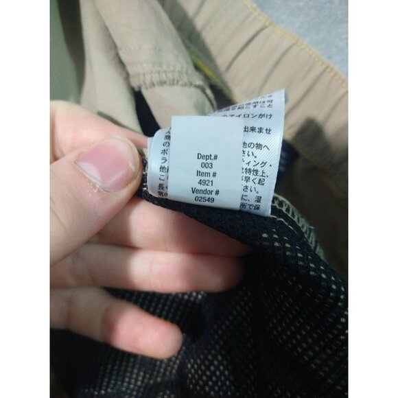 Eddie Bauer Pants Mens L x 30 Beige Hiking Zip Off Shorts Convertible Belted - Picture 11 of 12